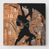 Adventure Climber Acrylwand Uhr (Vorderseite)