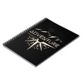 Adventure Compass Mountains Notizblock (Linke Seite)