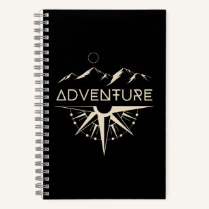 Adventure Compass Mountains Notizblock