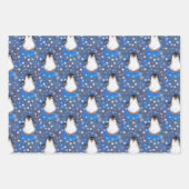 Adventure coole Iceberg Pinguin Geschenkpapier Set (Vorderseite)