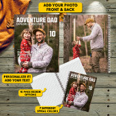 Adventure Dad Magazine Cover - Add Your Headline Notizblock