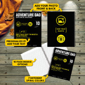 Adventure Dad Magazine Cover - Add Your Headline Notizblock