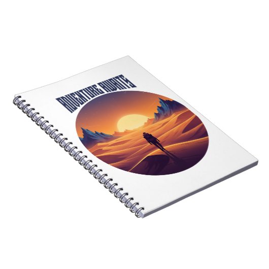 Adventure Desert T-Shirt - Draußen und Wüste Sky Notizblock (Rechte Seite)