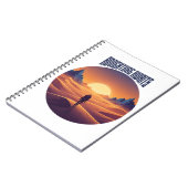 Adventure Desert T-Shirt - Draußen und Wüste Sky Notizblock (Linke Seite)