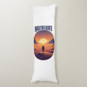 Adventure Desert T-Shirt - Draußen und Wüste Sky Seitenschläferkissen (Vorderseite Vertikal)