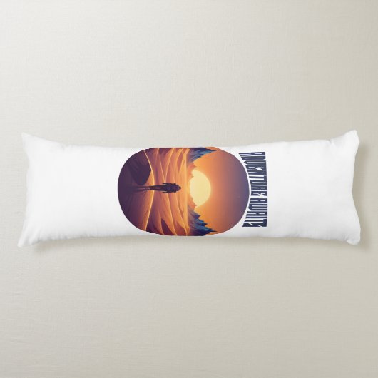 Adventure Desert T-Shirt - Draußen und Wüste Sky Seitenschläferkissen (Vorderseite)