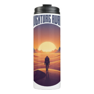 Adventure Desert T-Shirt - Draußen und Wüste Sky Thermosbecher