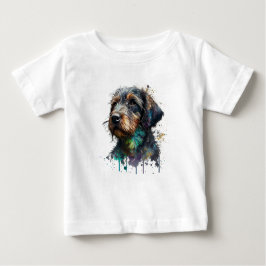 Adventure Drahthaar Dackel Welpenkultur Art Baby T-shirt