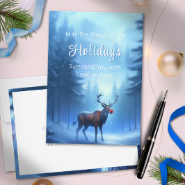 Adventure Editable Winter Wonderland Feiertagskarte