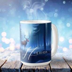 Adventure Editable Winter Wonderland Kaffeetasse