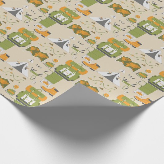 Adventure Equipment Geschenkpapier (Ecke)