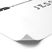 Adventure erwartet Baby Shower Begrüßungszeichen Poster (Ecke)