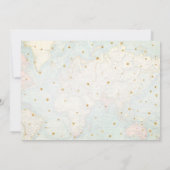 Adventure erwartet Baby Shower Einladung Karte (Rückseite)