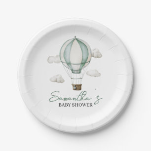 Adventure erwartet Baby Shower Paper Plate Pappteller