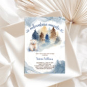 Adventure erwartet Bear Forest Baby Shower Einladung