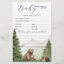 Adventure erwartet Gender Neutral Baby Shower Game