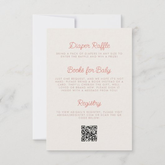 Adventure erwartet Niedliches Eichhörnchen QR Code Einladung (Rückseite)