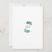 Adventure erwartet Safari Animals Baby Shower Einladung (Rückseite)