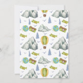 Adventure Explorer 2. Geburtstagseinladung Einladung (Rückseite)