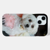 Adventure Extravagant White Puppy Portrait Foto Case-Mate iPhone Hülle (Rückseite (Horizontal))