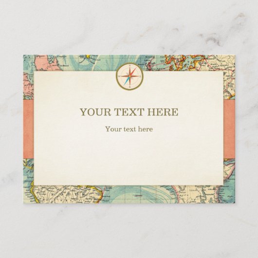 Adventure fängt an, Karten-Weltkarten-Orte einzufü Begleitkarte (Vorderseite)