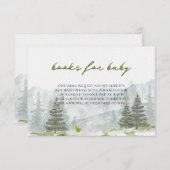 Adventure fängt Bergwaldbücher für Baby an Begleitkarte (Vorne/Hinten)