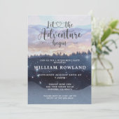 Adventure fängt Forest Theme Retirement Party Inv  Einladung (Stehend Vorderseite)