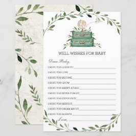 Adventure fängt Luggage Green Wünsche für Baby an