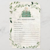 Adventure fängt Luggage Green Wünsche für Baby an (Vorne/Hinten)