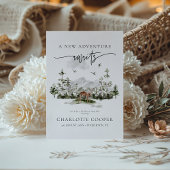 Adventure fängt QR Code Rustischer Junggeselinnen- Einladung