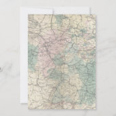 Adventure fängt Travel Map Virtual Baby Shower an Einladung (Rückseite)