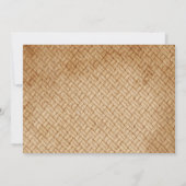 Adventure fängt Vintage Bläserbike Babydusche an Einladung (Rückseite)