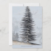 Adventure fängt Woodland Bear Baby Shower by Mail  Einladung (Rückseite)