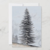 Adventure fängt Woodland Bear Baby Shower by Mail Einladung (Rückseite)