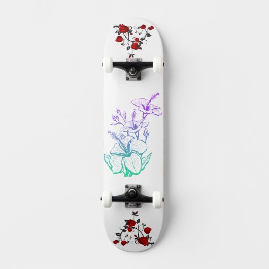 Adventure Fantasy Blume Picture Skateboard (Vorderseite)