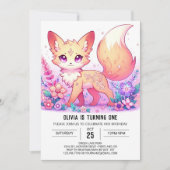 Adventure Fantasy Fox 1 Einladung (Vorderseite)