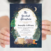 Adventure Forest Baby Shower Einladung