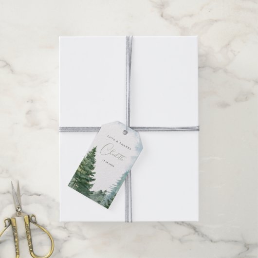 Adventure Forest Oh Boy Baby Dusche Geschenkanhänger (Mit Garn)