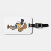 Adventure Fotograf Junge mit Kamera Gepäckanhänger (Vorderseite horizontal)