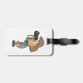 Adventure Fotograf Junge mit Kamera Gepäckanhänger (Rückseite horizontal)