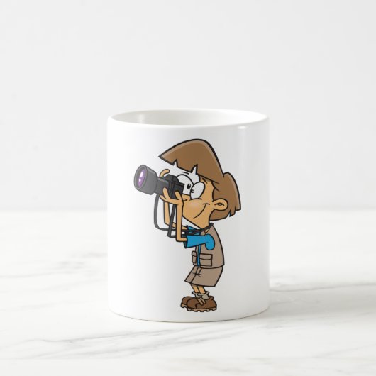 Adventure Fotograf Junge mit Kamera Kaffeetasse (Mittel)