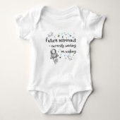 Adventure Future Astronaut Baby Bodysuit Baby Strampler (Vorderseite)