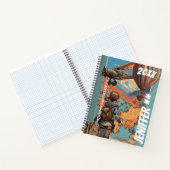Adventure Girl Notebook, Personalisiertes Reisethe Notizblock (Innenseite)