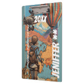 Adventure Girl, Personalisiertes Reisethema Klemmbrett (Links)