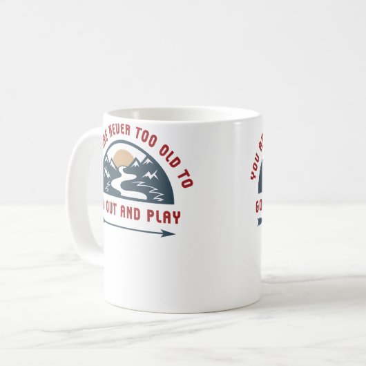 Adventure Go Out And Play Kaffeetasse (Vorderseite Links)