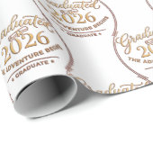 Adventure / Graduación Papel de regalo Geschenkpapier (Rolleneckpunkt)