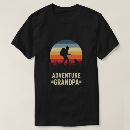Adventure Grandpa T-Shirt (Design vorne)
