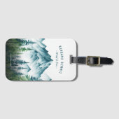 Adventure Guide Outdoor Mountain Pine Forest Gepäckanhänger (Vorderseite (Horizontal))