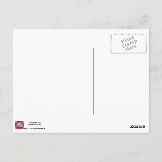 Adventure Happy Camper RV Retro Postkarte (Rückseite)