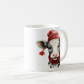 Adventure Holiday Baby Cow Weihnachten Kaffeetasse (VorderseiteRechts)